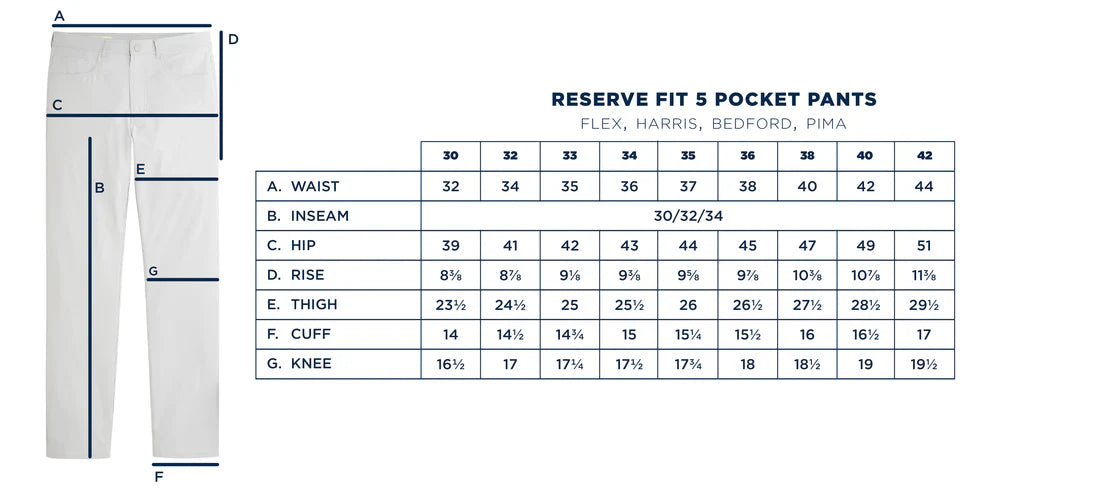 Onward Reserve Harris Golf Five Pocket Pant