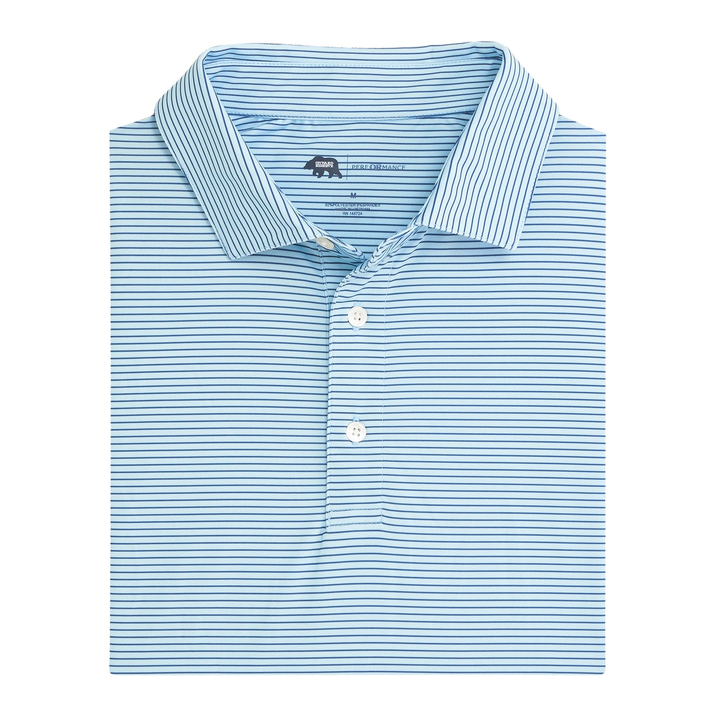 Onward Reserve Birdie Stripe Performance Polo