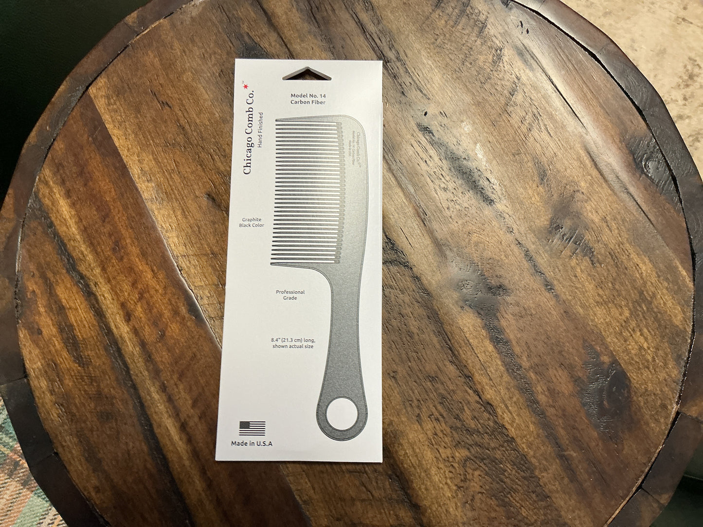 Chicago Comb Company Carbon Fiber Comb