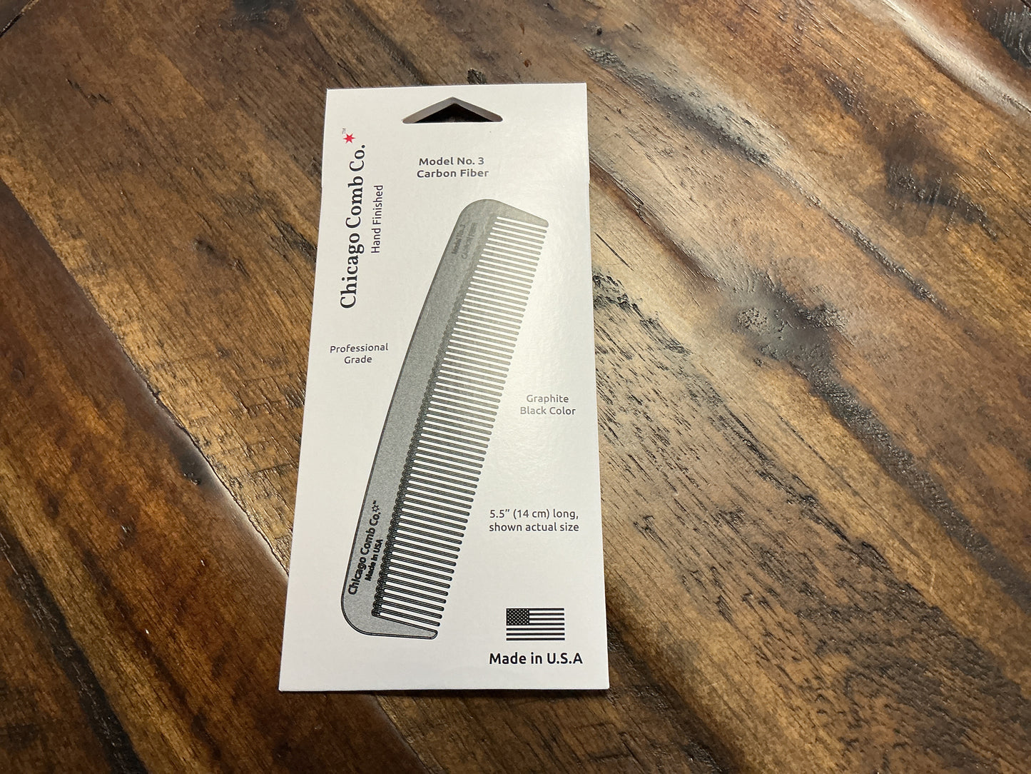 Chicago Comb Company Carbon Fiber Comb