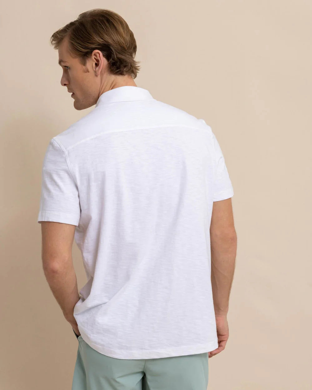 Southern Tide Beachcast Solid Knit Sport Shirt