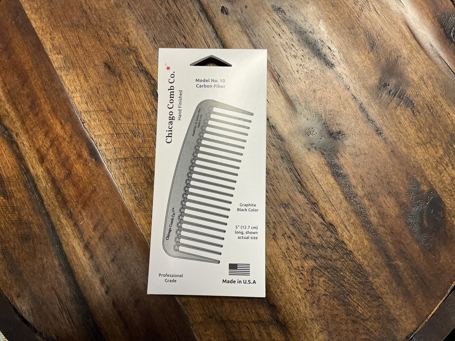 Chicago Comb Company Carbon Fiber Comb