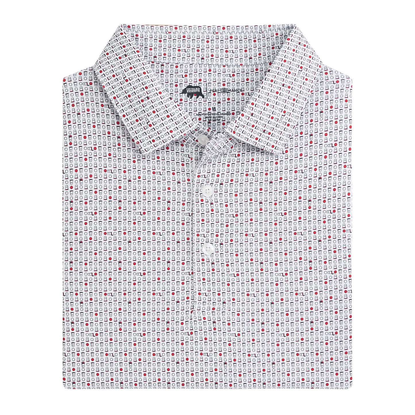 Onward Reserve Tailgate Games Printed Performance Polo