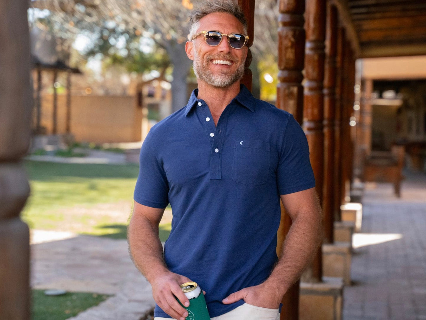 Criquet Top-Shelf Players Shirt-Navy