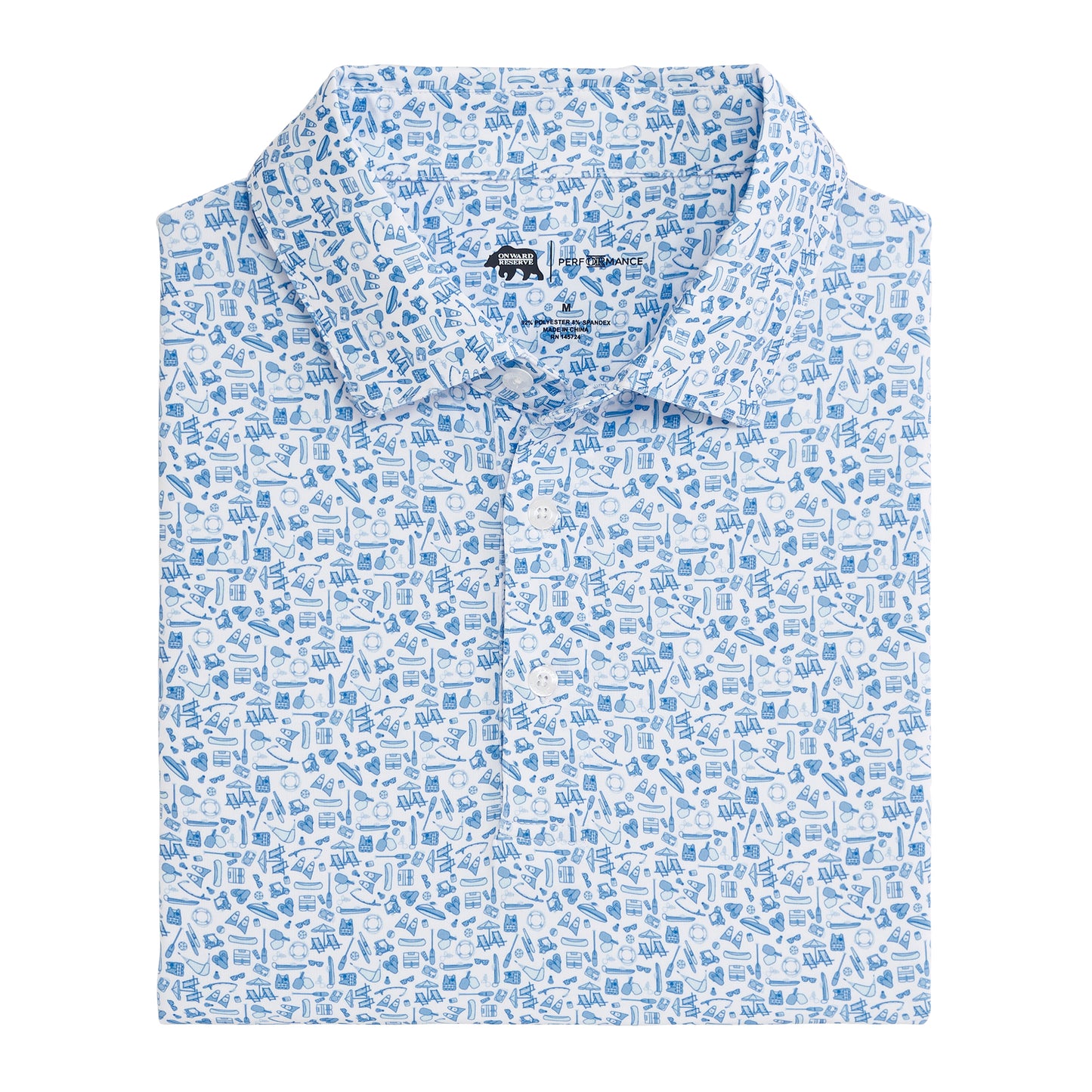 Onward Reserve Leisure Printed Performance Polo