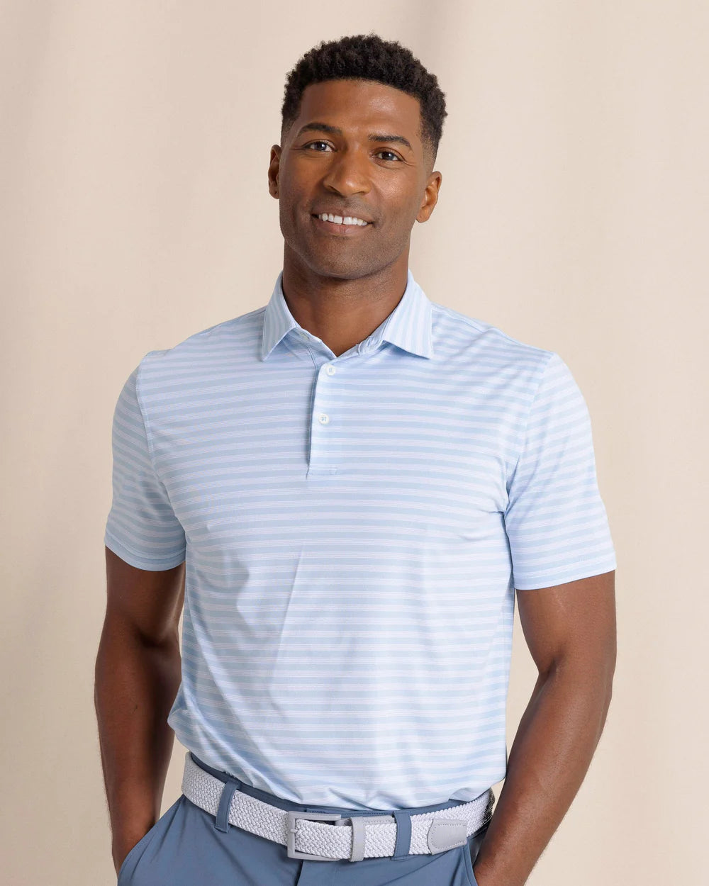 Southern Tide Driver Sevilla Stripe Polo