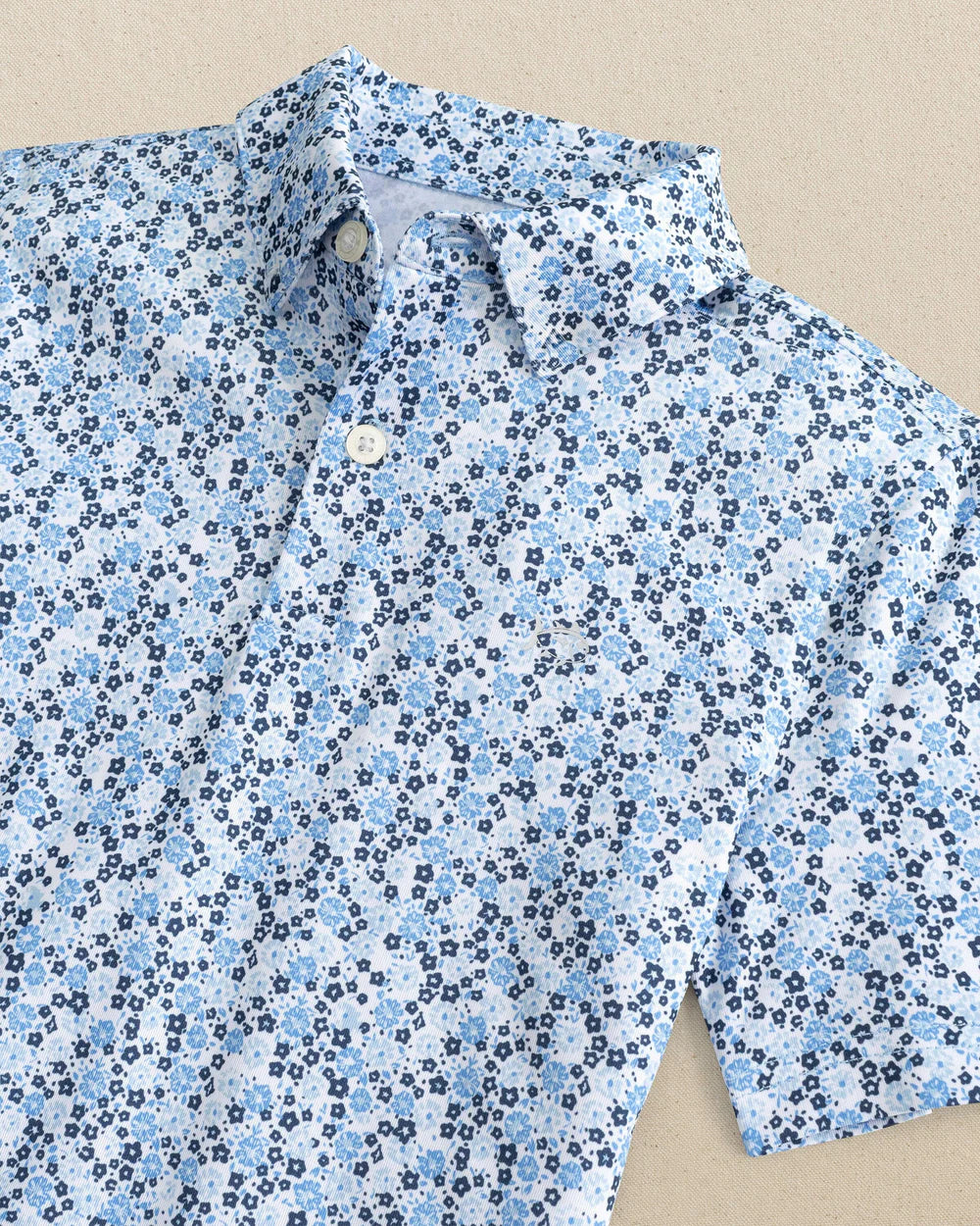 Southern Tide Youth Petal Party Perf Polo