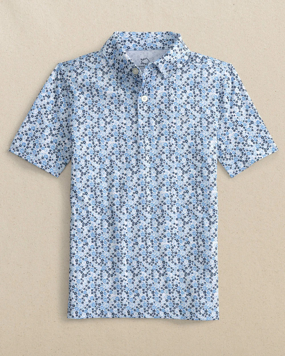 Southern Tide Youth Petal Party Perf Polo