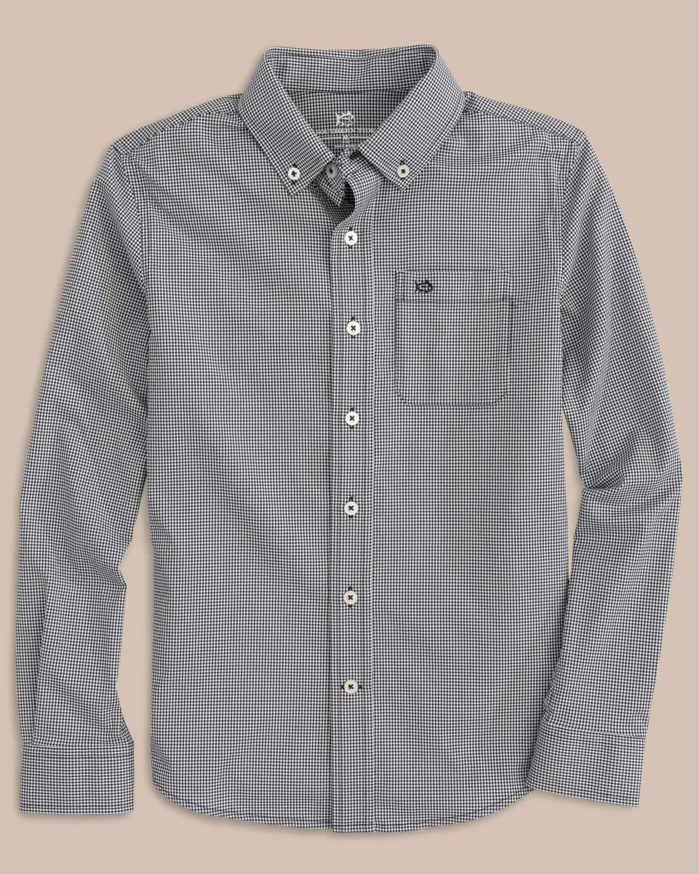 Southern Tide Youth Mini Gingham Sport Shirt