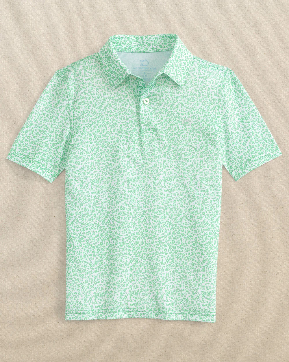 Southern Tide Youth Flower Frenzy Perf Polo