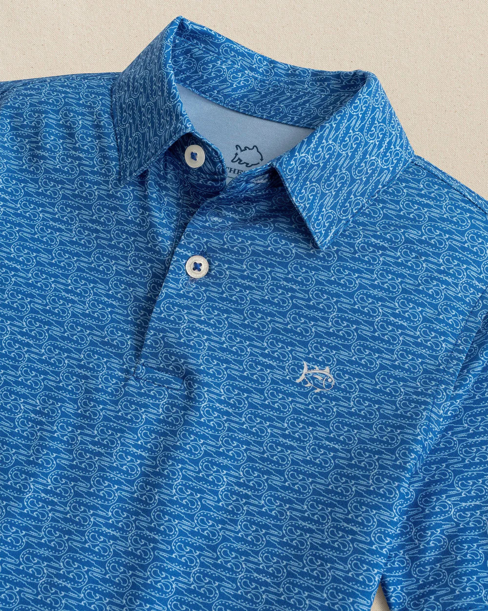Southern Tide Youth Make It Snappy Perf Polo