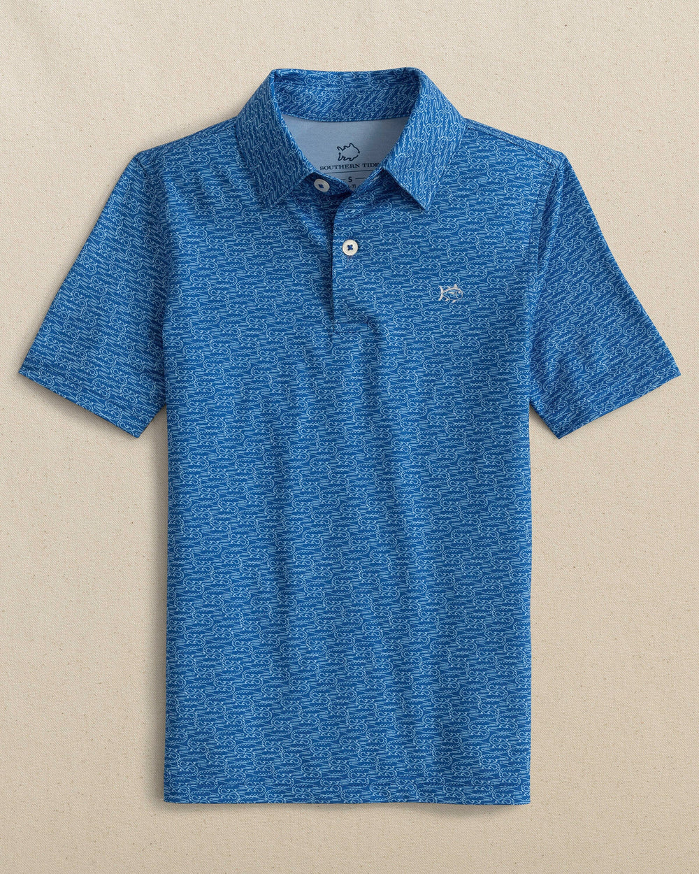 Southern Tide Youth Make It Snappy Perf Polo