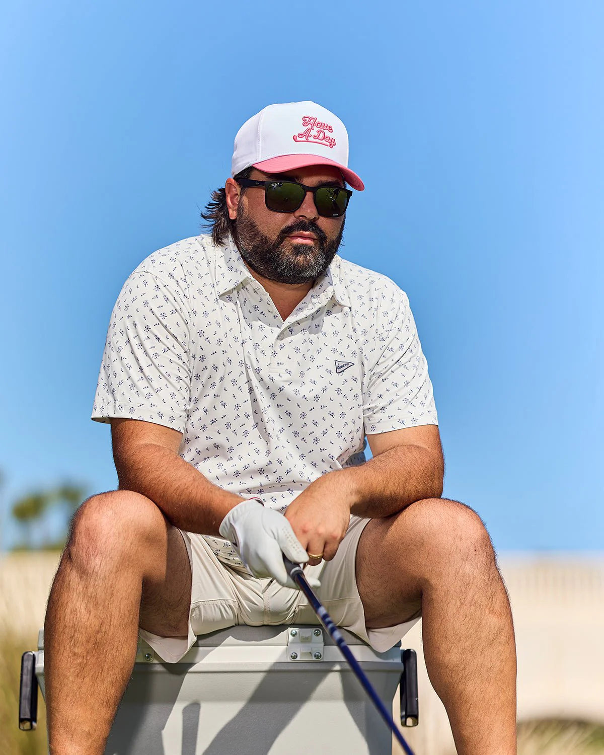 Breezy Windy Lavender Polo