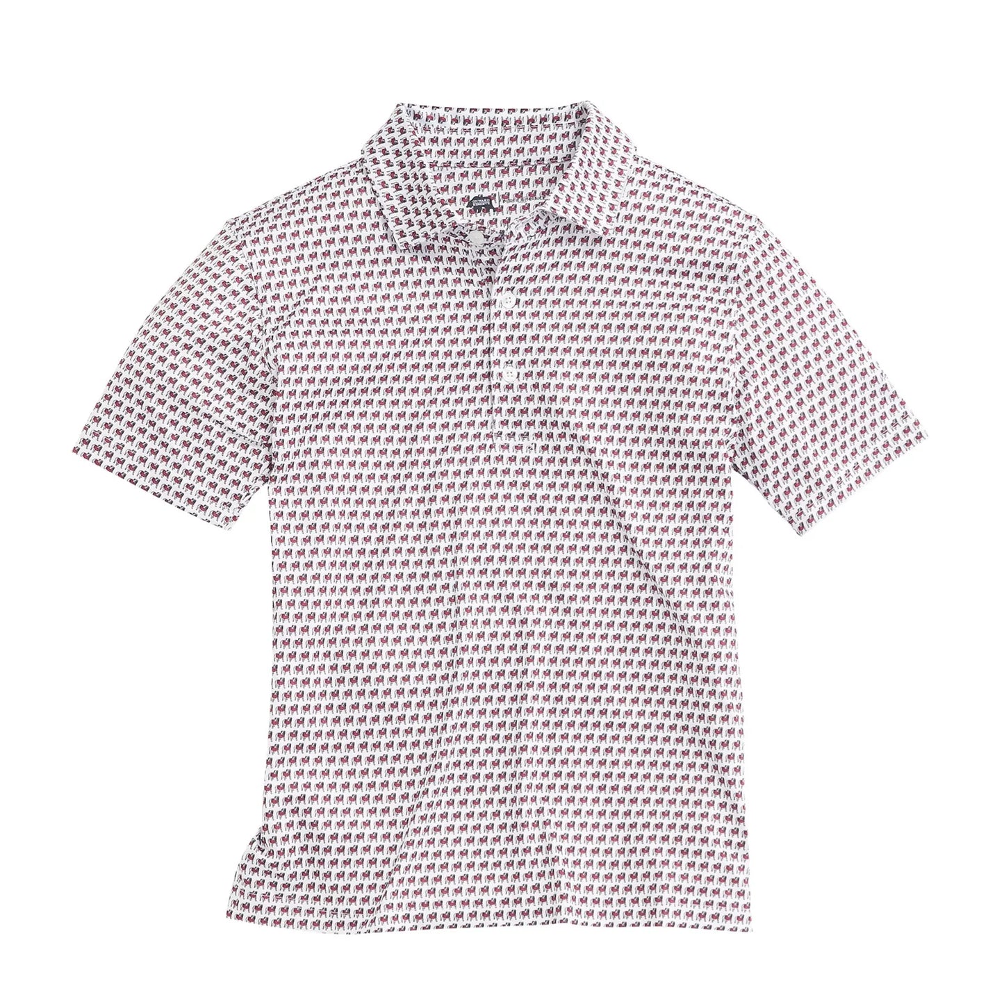 Onward Reserve Standing Georgia Bulldog Printed Polo