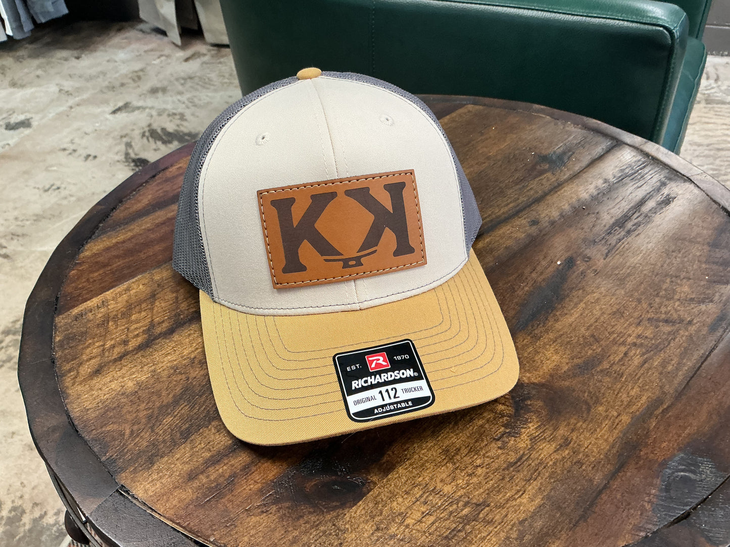 K&K Richardson 112 Leather Patch Hat