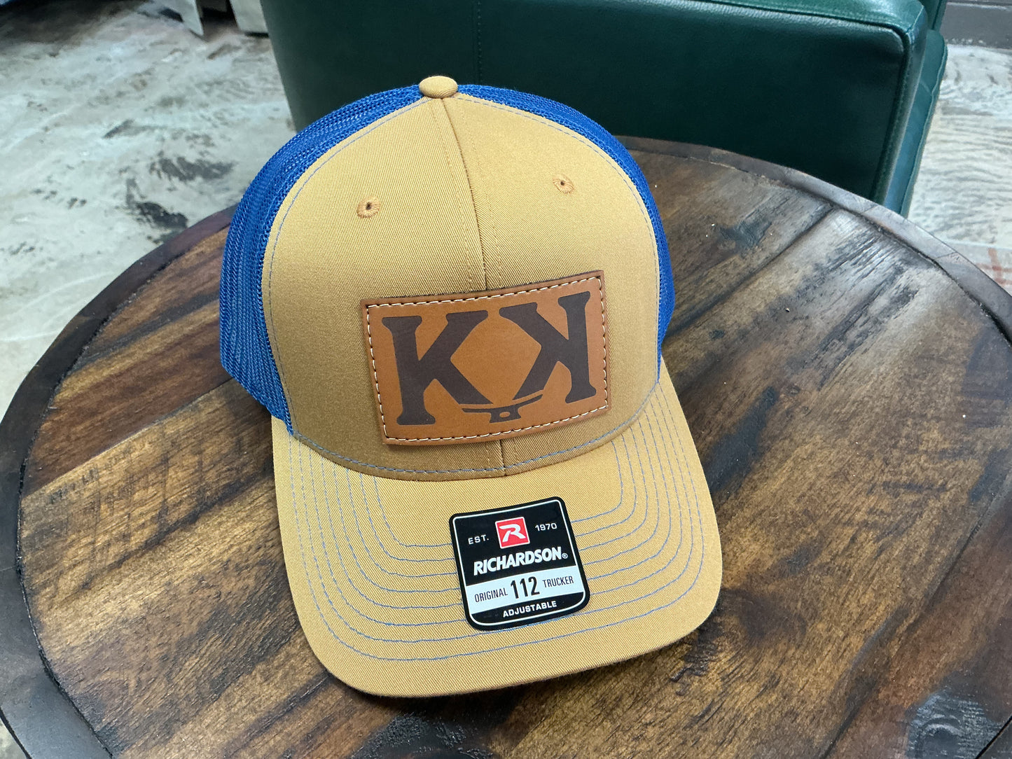 K&K Richardson 112 Leather Patch Hat