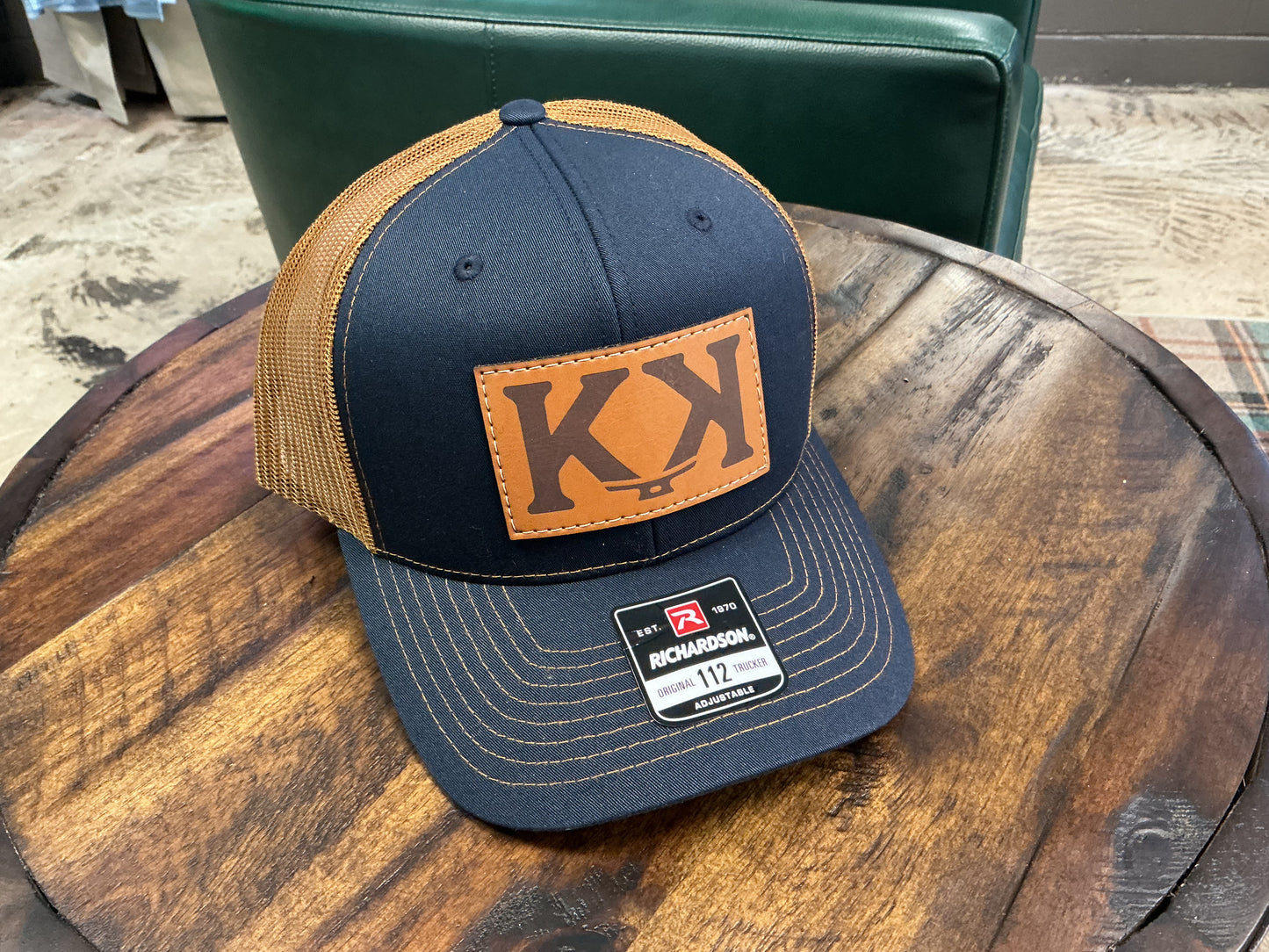 K&K Richardson 112 Leather Patch Hat