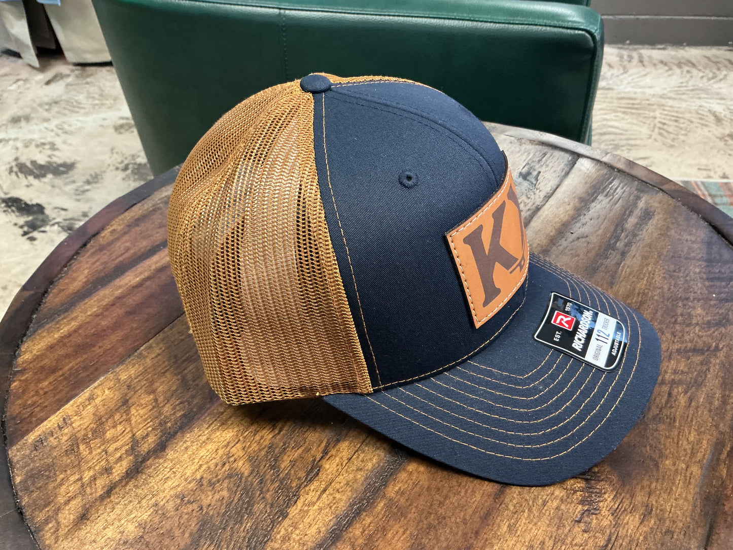 K&K Richardson 112 Leather Patch Hat