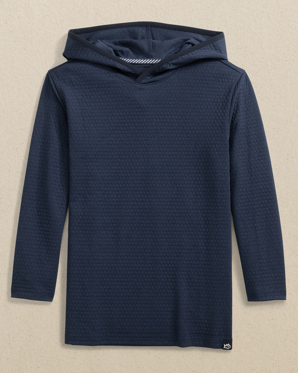 Southern Tide Youth Scuttle Heather Hoodie Navy