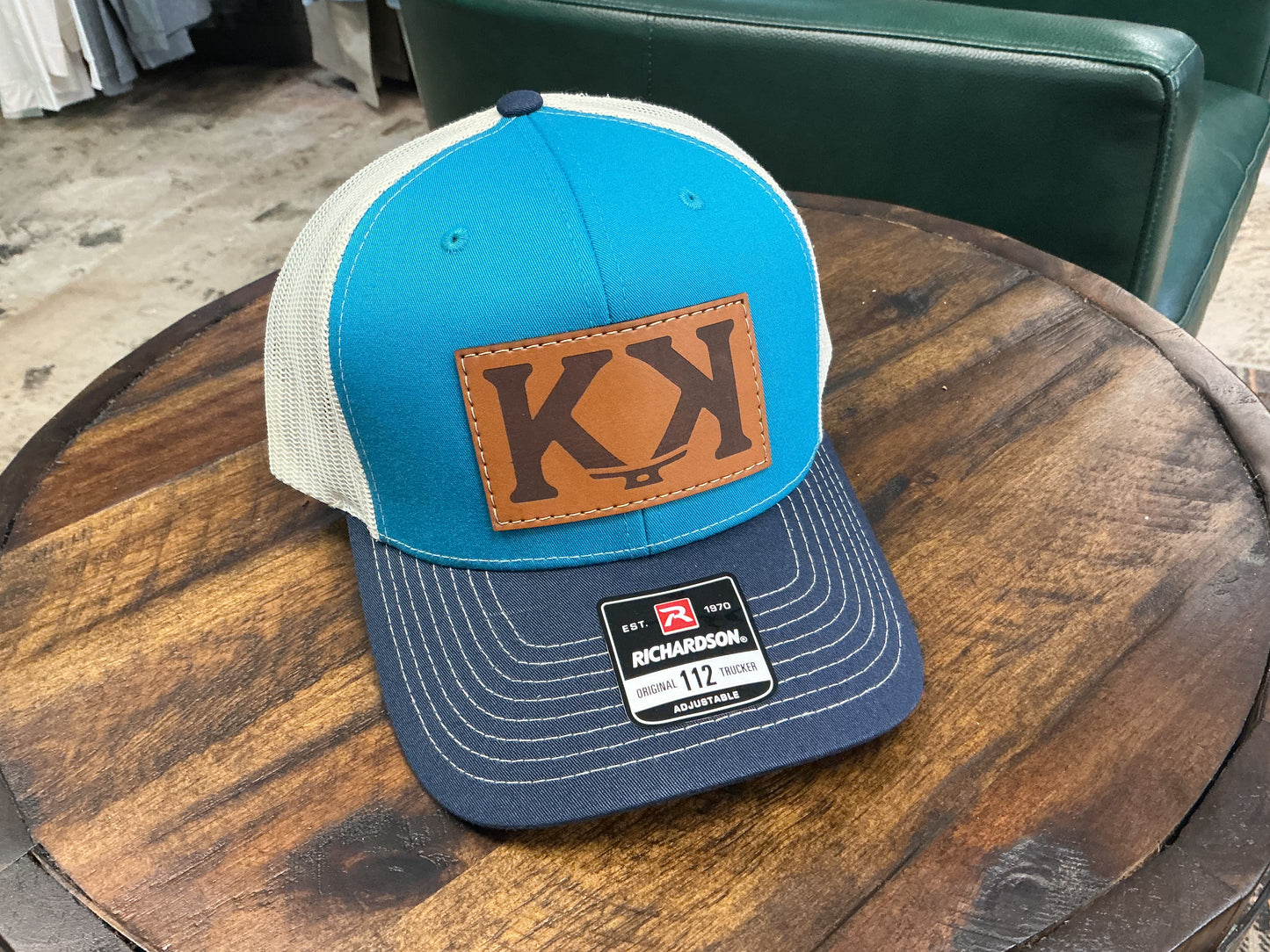 K&K Richardson 112 Leather Patch Hat