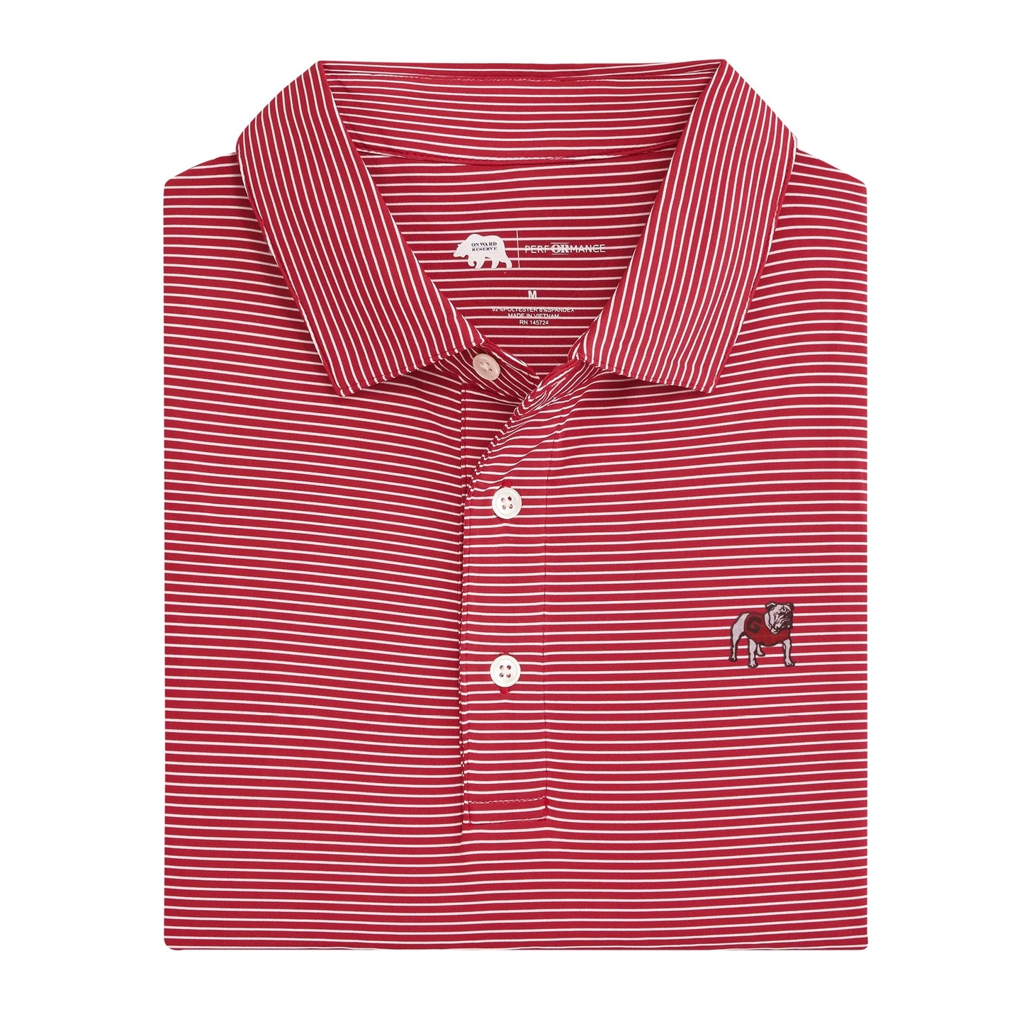 Onward Reserve Birdie Stripe Performance Polo