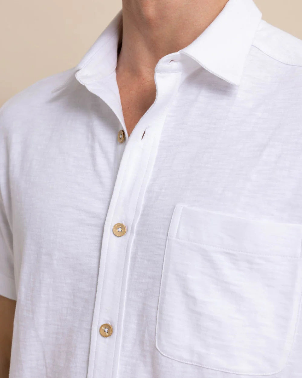 Southern Tide Beachcast Solid Knit Sport Shirt