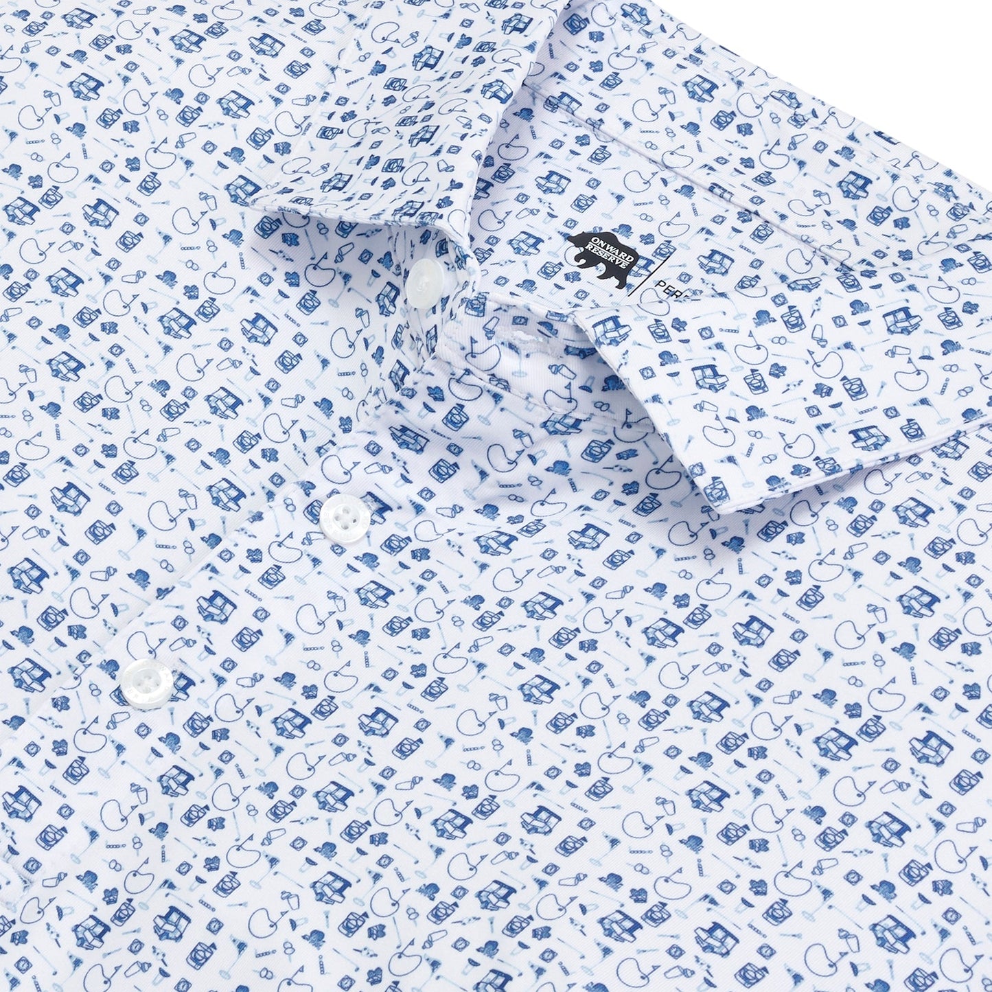 Onward Reserve 19th Hole Printed Performance Polo