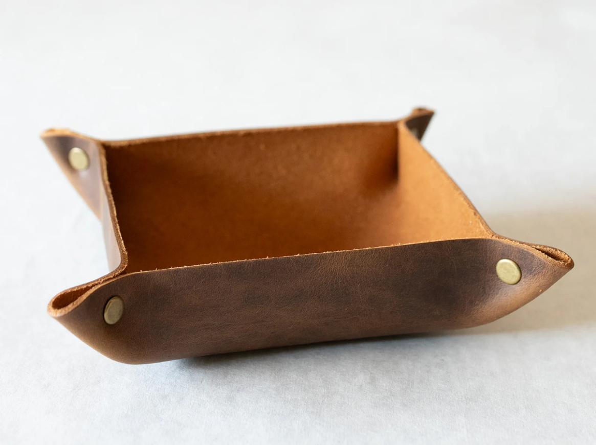 Lindy Leather Valet Tray- Catch All