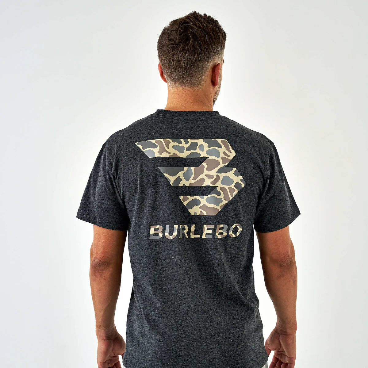 Burlebo- SS Flying B Deer Camo Logo