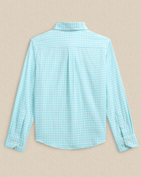 Southern Tide Youth Precheck Plaid Sportshirt