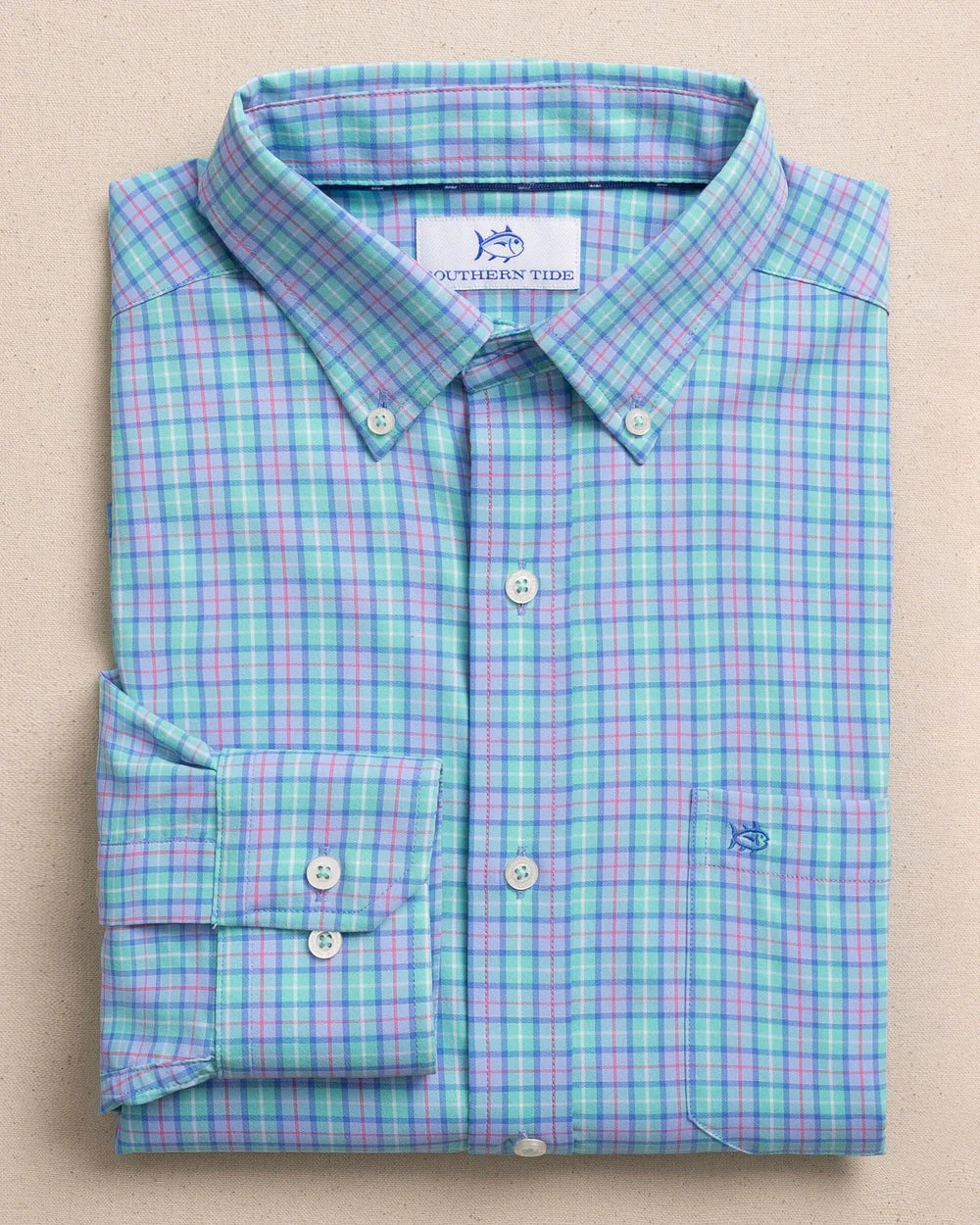Southern Tide Tortuga Plaid Sport Shirt