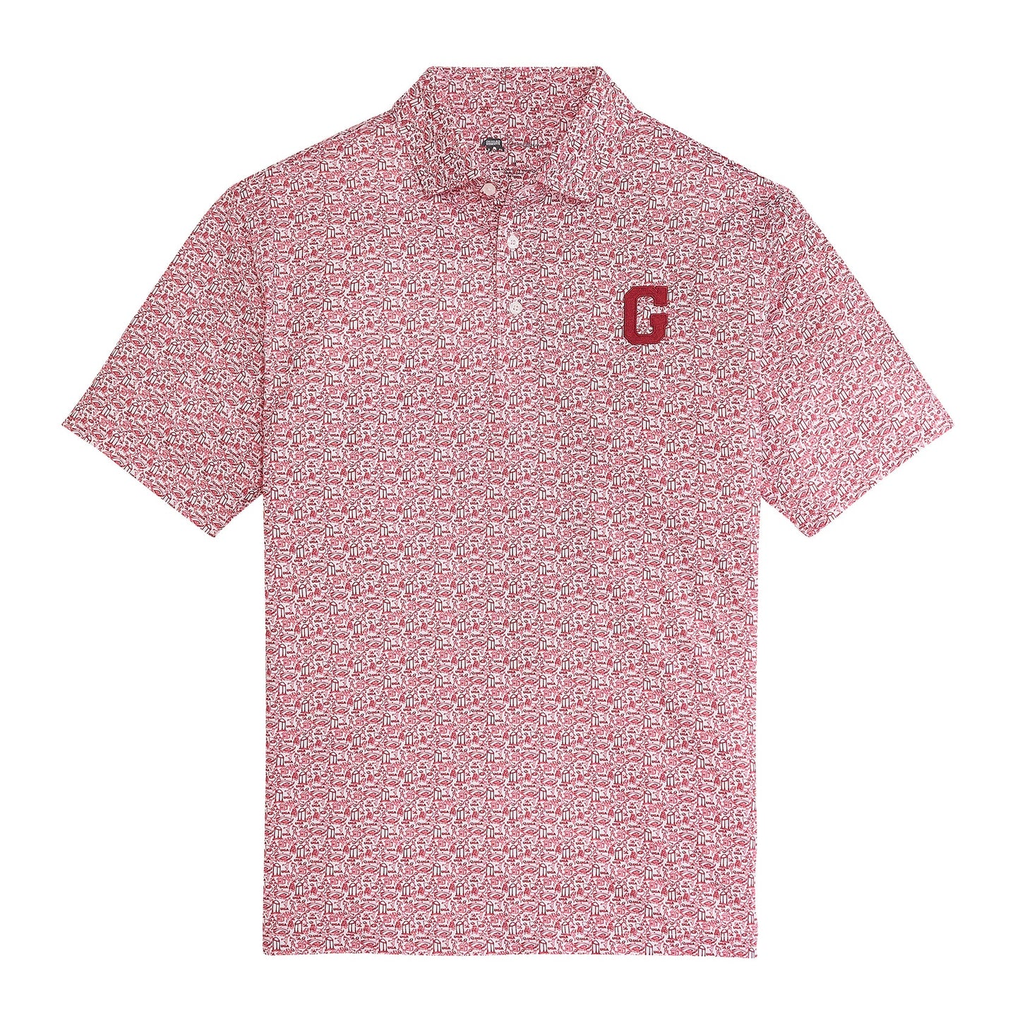 Onward Reserve Georgia Icons Printed Performance Polo