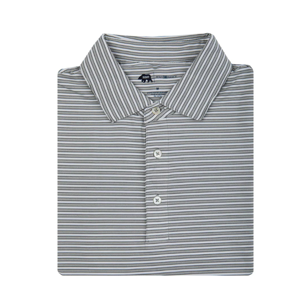 Onward Reserve Mulligan Stripe Perf Polo