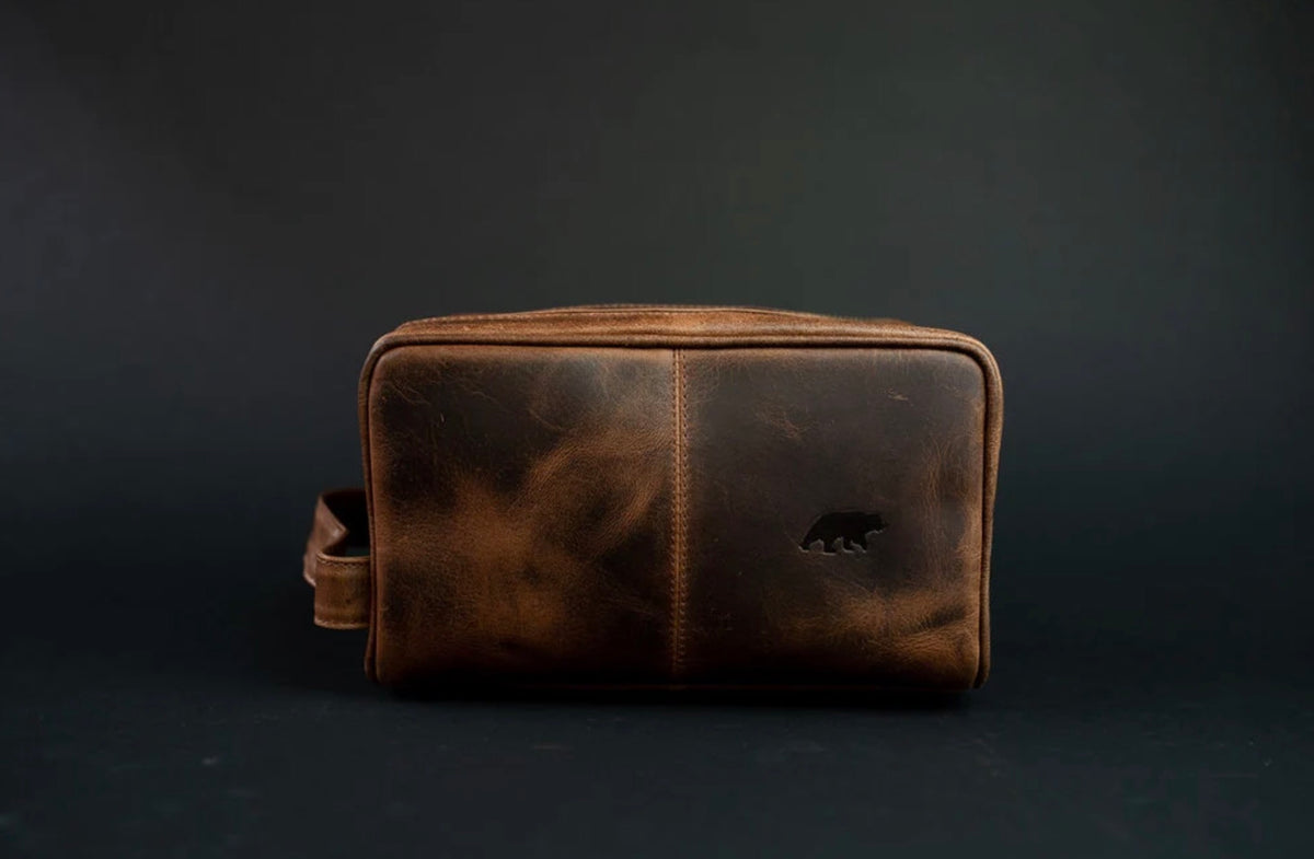Kodiak Leather Buffalo Leather Dopp