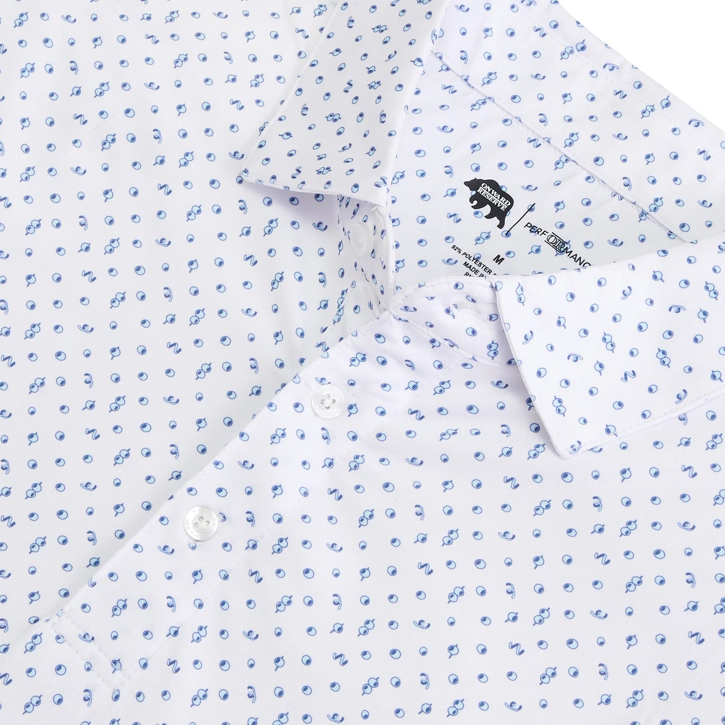 Onward Reserve Twist Printed Performance Polo