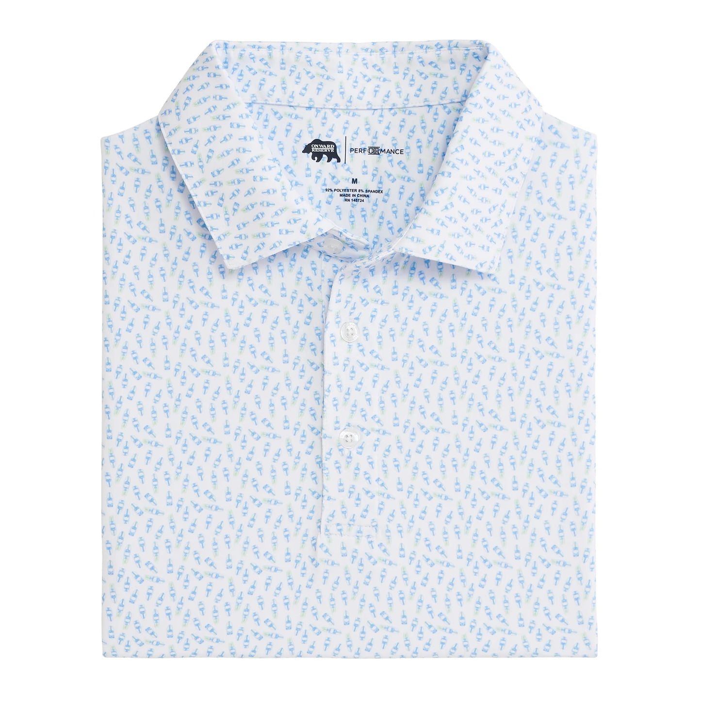 Onward Reserve Leeward Printed Performance Polo