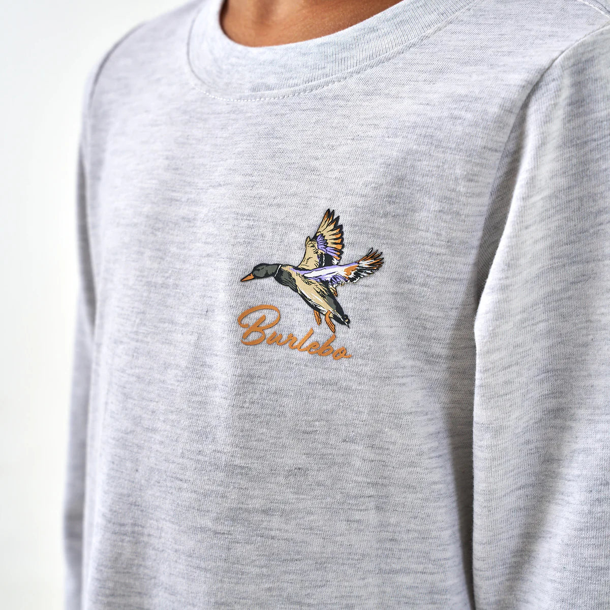 Burlebo Youth Long Sleeve Tee-Pintail Triangle Duck