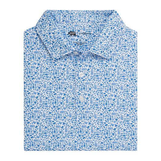 Onward Reserve Take Me Out Printed Performance Polo