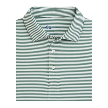Onward Reserve Echo Stripe Performance Polo Ivy