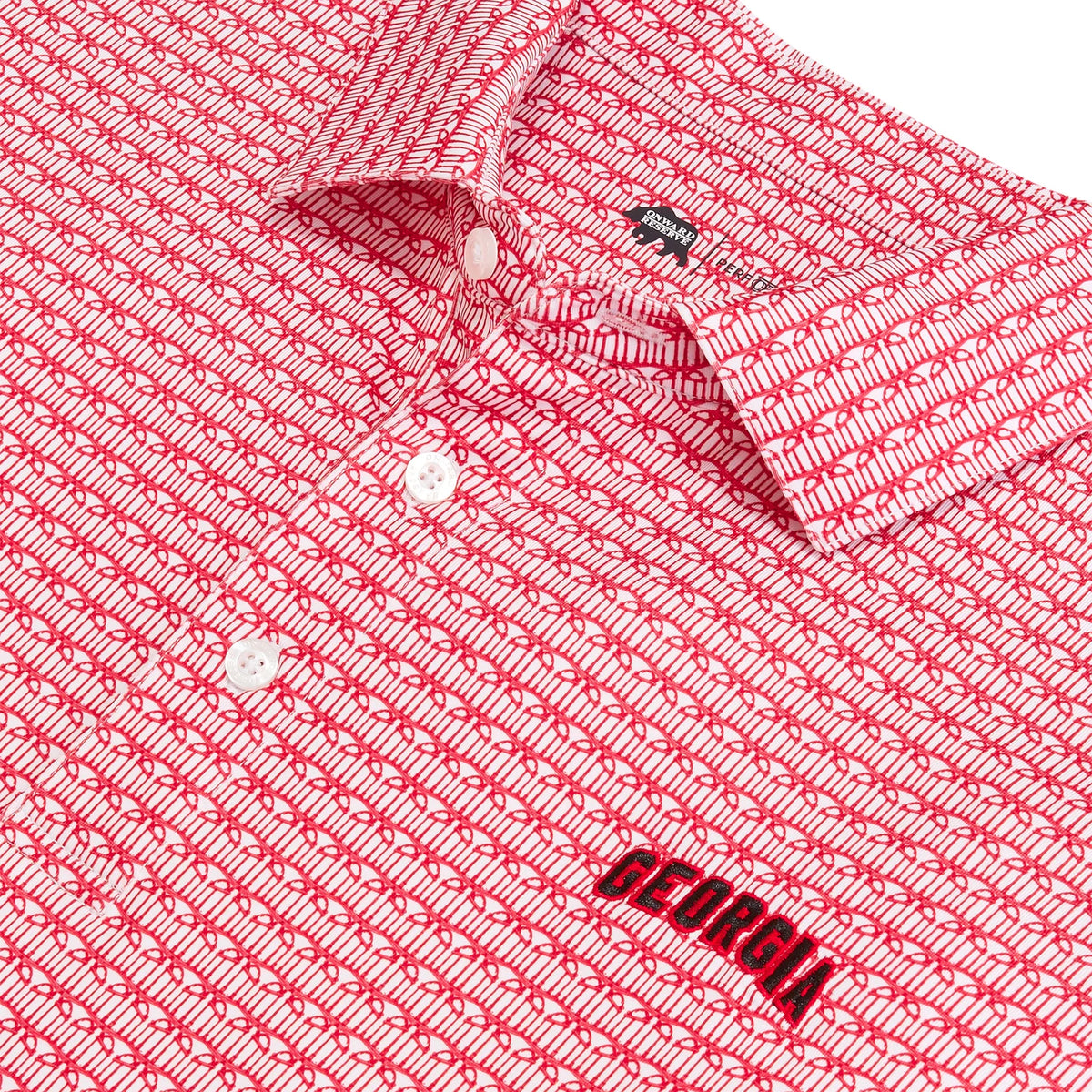 Onward Reserve UGA Arches Printed Performance Polo