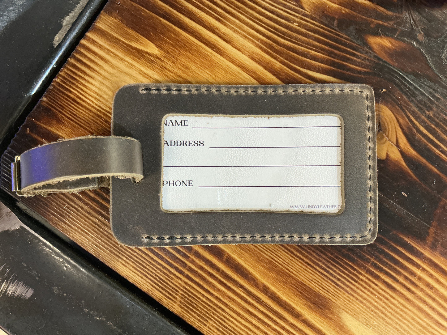 Leather Luggage Tag