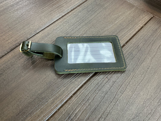 Leather Luggage Tag
