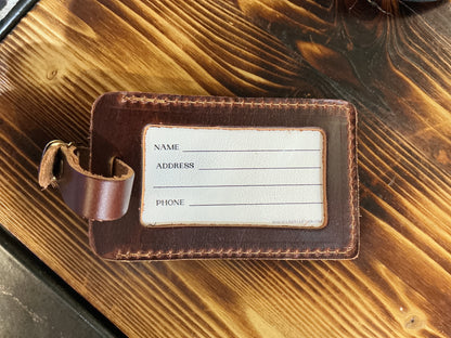 Leather Luggage Tag
