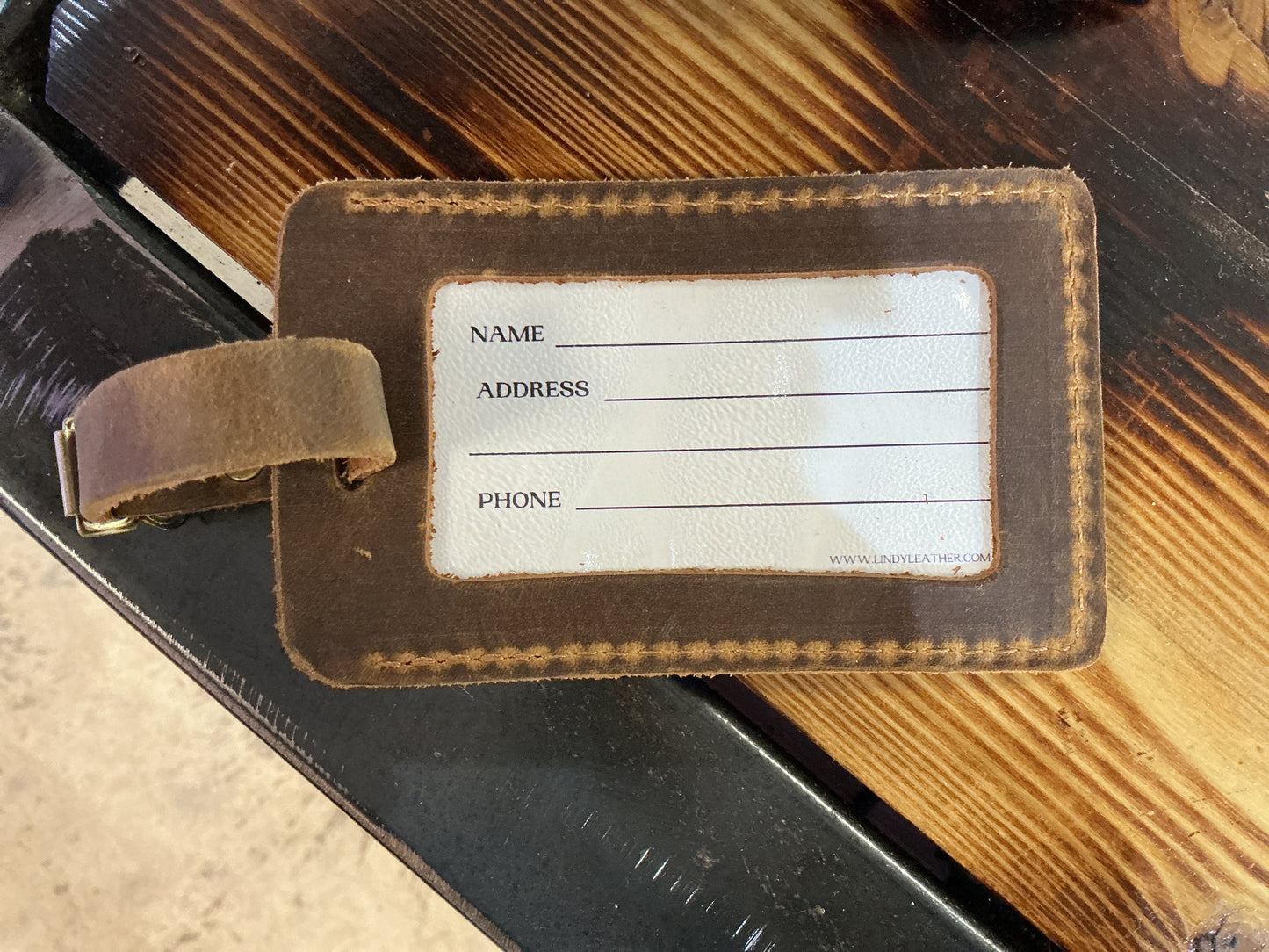 Leather Luggage Tag