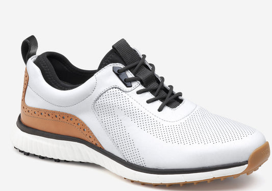 Johnston & Murphy H1 Luxe Golf Shoe White
