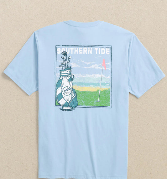 Southern Tide On The Green Tee Cerulean