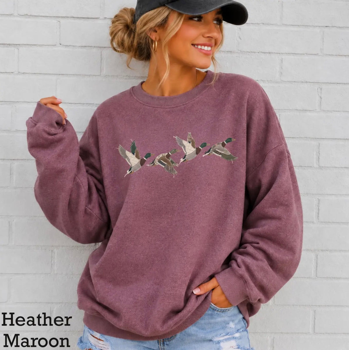 Mallard Duck Women’s Sweatshirt