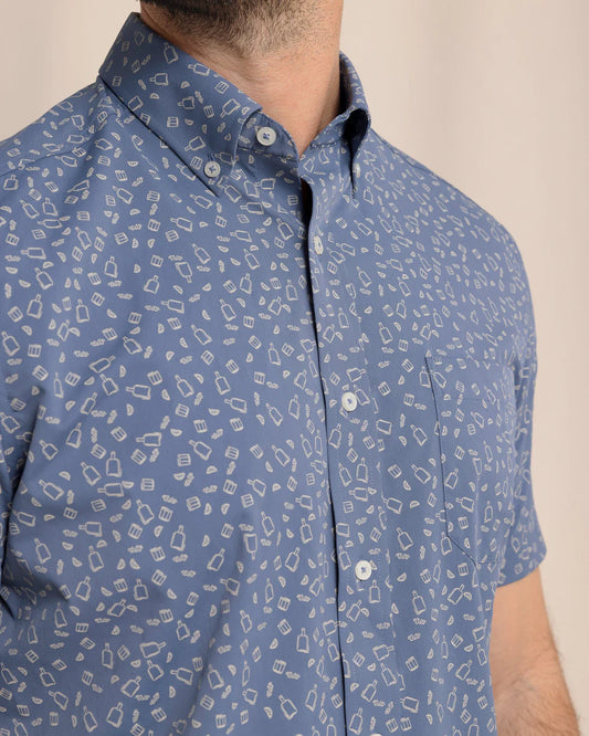 Southern Tide Whiskey Hour Sport Shirt