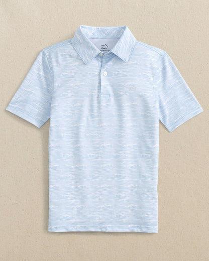 Southern Tide Youth Get In Ship Shape Perf Polo