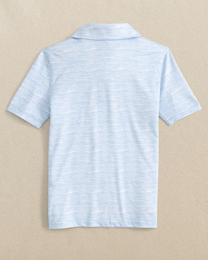 Southern Tide Youth Get In Ship Shape Perf Polo